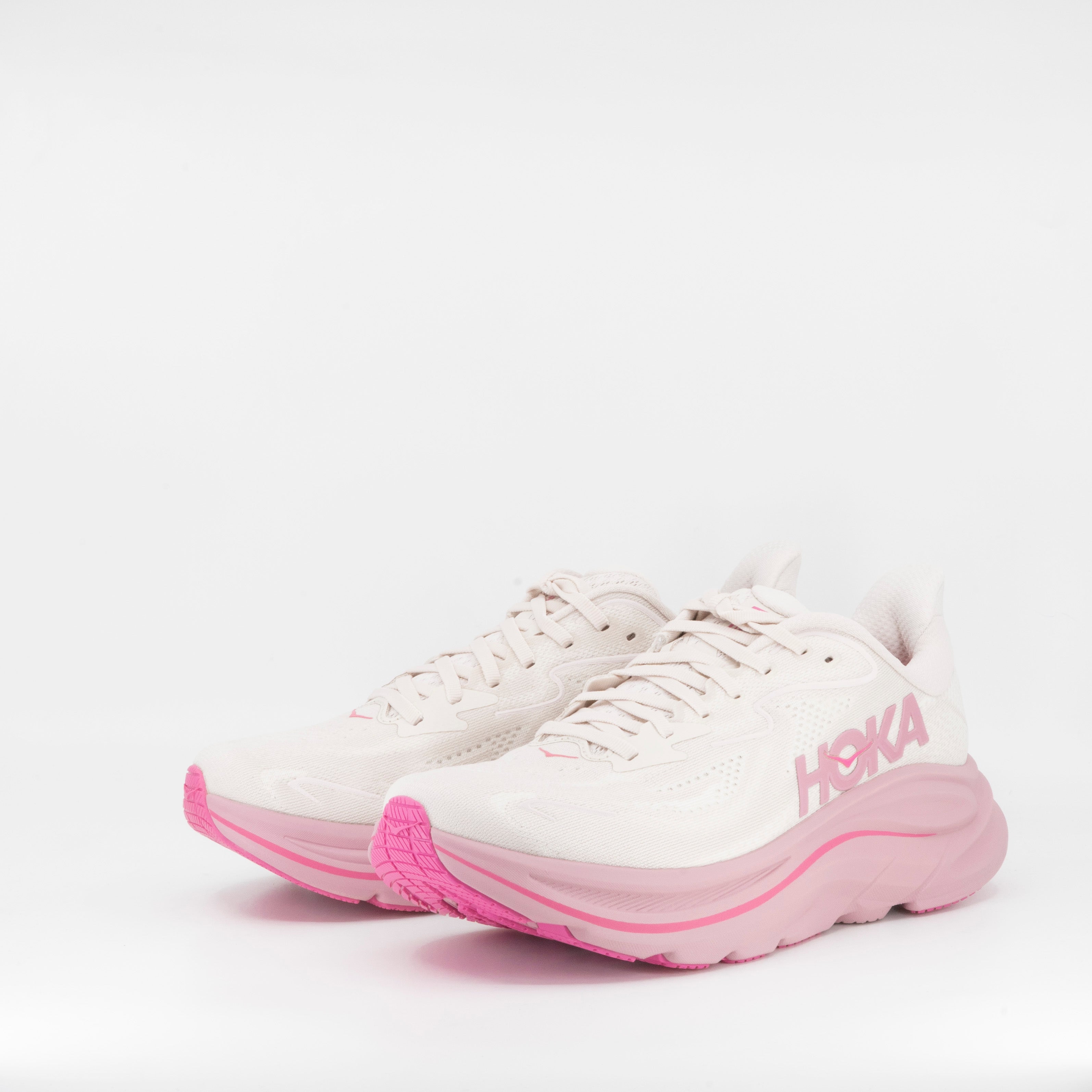 Hoka Clifton 10 (D Wide) Womens Rose Cream/Dried Rose - Frontrunner Colombo